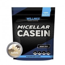 Мицеллярный казеиновый протеин Willmax Micellar Casein 900 г, Ваниль