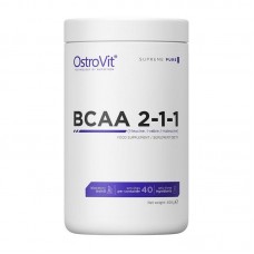 Амінокислоти BCAA 2-1-1 OstroVit 400 г, Чистий