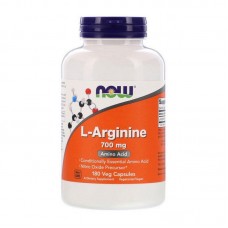 Л-Аргінін NOW (L-Arginine) 700 мг 180 веган капсул