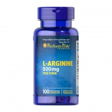 Л-Аргинин Puritan's Pride (L-Arginine) 500 мг 100 капсул