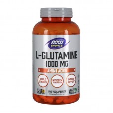 Л-Глютамін NOW (L-Glutamine) 1000 мг 240 веган капсул