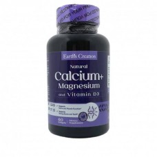 Кальций магний витамин Д Calcium -Vit-D-mag 60 Softgels Earth's Creation