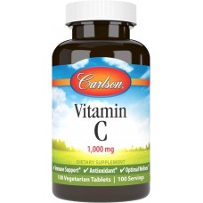 Витамин C Carlson Vitamin C, 1,000 mg, 100 Vegetarian Tablets Carlsson
