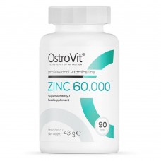 Цинк Ostrovit Zinc 60.000 90 tabs OstroVit