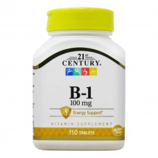 Витамин В1 21st Century B-1, 100 mg, 110 Tablets 21st Century