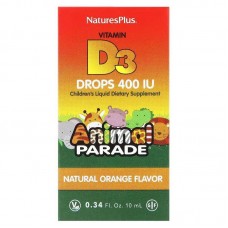 Витамин Д3 Nature's Plus Animal Parade Vitamin D3 Drops 400 IU 10 ml (Natural Orange) Nature's Plus