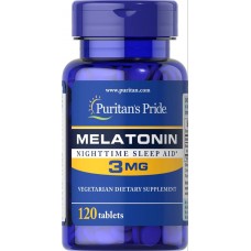 Мелатонин Puritan's Pride Melatonin 3 mg 120tabl Puritan's Pride