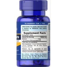 Мелатонін Puritan's Pride Melatonin 3 mg 120tabl  Puritan's Pride
