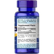 Мелатонін Puritan's Pride Melatonin 3 mg 240tabl  Puritan's Pride