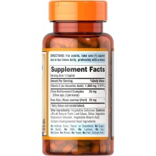 Витамин C Puritan's Pride Vitamin C 1000mg with Citrus Bioflavonoids and Rose Hips Timed Release 60caplets  Puritan's Pride
