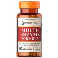 Пищеварительные ферменты Puritan's Pride Multi Enzyme 100tabl Puritan's Pride