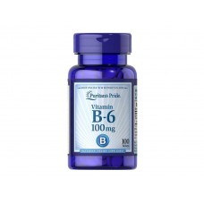 Витамин В6 Puritan's Pride Vitamin B-6 (Pyridoxine Hydrochloride) 100 mg 100 tabs Puritan's Pride