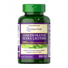 Соевый лецитин Puritan's Pride Soy Lecitine 1200 mg  100 Softgels Puritan's Pride