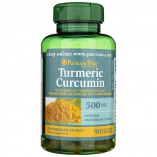 Куркума Puritan's Pride Turmeric Curcumin 500 mg 90 Capsules Puritan's Pride