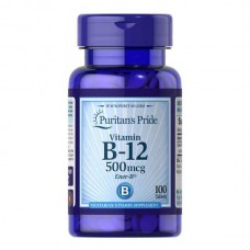 Витамин B-12 Puritan's Pride Vitamin B-12 500 mcg 100 tabs Puritan's Pride