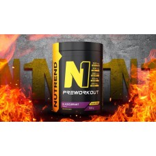 Передтренувальний комплекс Nutrend N1 Pre-workout 510 g (Blackcurrant)  Nutrend