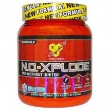 Передтренувальний комплекс N.O.-Xplode 3.0 555 g (Blue Raspberry) BSN