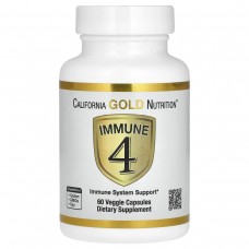 Вітаміни для зміцнення імунітету California Gold Nutrition (Immune 4 Immune System Support) 60 рослинних капсул