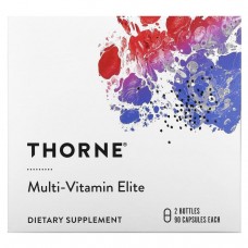 Мультивитаминный комплекс элит Thorne Research (Multi-Vitamin Elite) 2 бутылочки по 90 растительных капсул