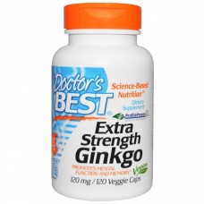 Гінкго Білоба, Ginkgo, Doctor's Best, 120 мг, 120 капсул