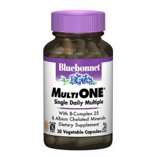 Мультивитамины с железом Bluebonnet Nutrition (MultiONE) 30 гелевых капсул