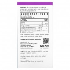 Масло лосося Bluebonnet Nutrition (Omega-3 Salmon Oil) 1000 мг 180 капсул
