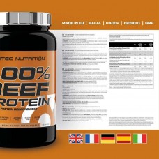 100% Beef Protein 900g (Almond-chocolate)  Scitec Nutrition