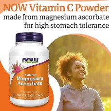 Магній аскорбат буферизований Now Foods, Buffered Magnesium Ascorbate, Vitamin C Powder, 227 g  NOW