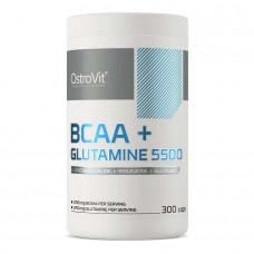 Амінокислоти з L-глутаміном OstroVit BCAA + Glutamine 5500 mg 300 caps OstroVit