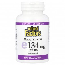 Вітамін Е Natural Factors (Vitamin E) 200 МО 90 капсул