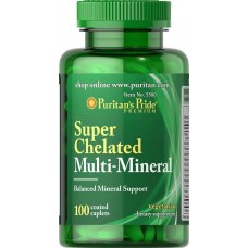 Супер хелатный мульти минерал, Super Chelated Multi Mineral, Puritan's Pride, 100 таблеток