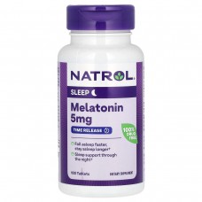 Мелатонін повільного вивільнення Natrol (Melatonin) 5 мг 100 таблеток