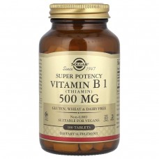 Вітамін B1 (тіамін) Solgar (Vitamin B1) 500 мг 100 таблеток