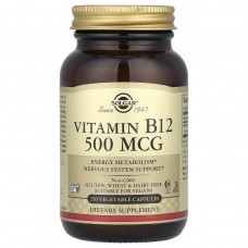 Вітамін B12 Solgar (Vitamin B12) 500 мкг 250 капсул