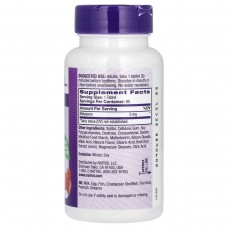 Мелатонін, швидкорозчинний, полуниця, Melatonin, Natrol, 5 мг, 90 таблеток