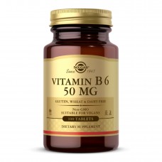 Vitamin B6 50mg - 100 tabs Solgar
