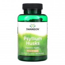 Psyllium Husks 610mg - 100 caps Swanson