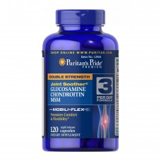 Double Strength Glucosamine, Chondroitin & MSM Joint Soother® - 120 caps Puritans Pride