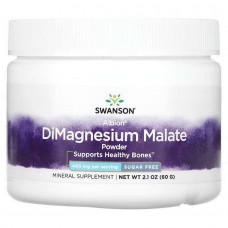 Димагний малат порошок Swanson DiMagnesium Malate Powder 400 mg 60 g Swanson