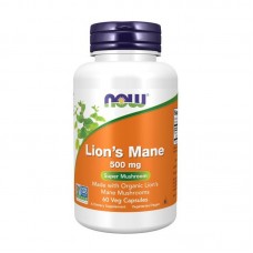NOW Lion`s Mane 500 mg (60 veg caps)