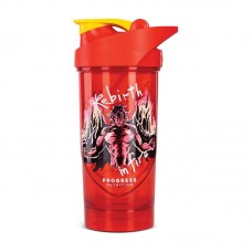 Progress Nutrition Shieldmixer Shaker Rebrith In Fire (700 ml, red)