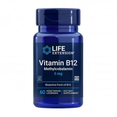 Life Extension Vitamin B-12 methylcobalamin 5 mg (60 veg lozenges)