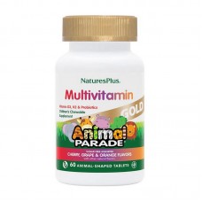 Natures Plus Animal Parade Gold Multivitamin (60 animal-shaped tabs, cherry)