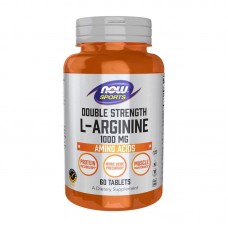 NOW L-Arginine Double Strength 1000 mg (60 tabs)