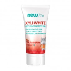 NOW Xyli White kids toothpaste gel (85 g, strawberry splash)
