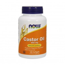 NOW Castor Oil 650 mg (120 softgels)