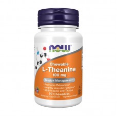 NOW L-Theanine 100 mg Chewable (90 chewables)