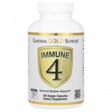 Вітаміни для зміцнення імунітету California Gold Nutrition (Immune 4 Immune System Support) 180 рослинних капсул