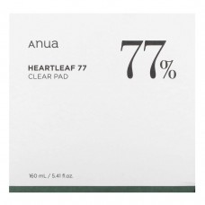 Anua, Heartleaf 77 %, очищувальні диски, 160 мл (5,41 рідк. унції)