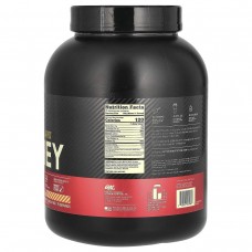 Сироватковий протеїн ізолят Optimum Nutrition (100% Whey Gold Standard) 2270 г зі смаком полуниці-банан